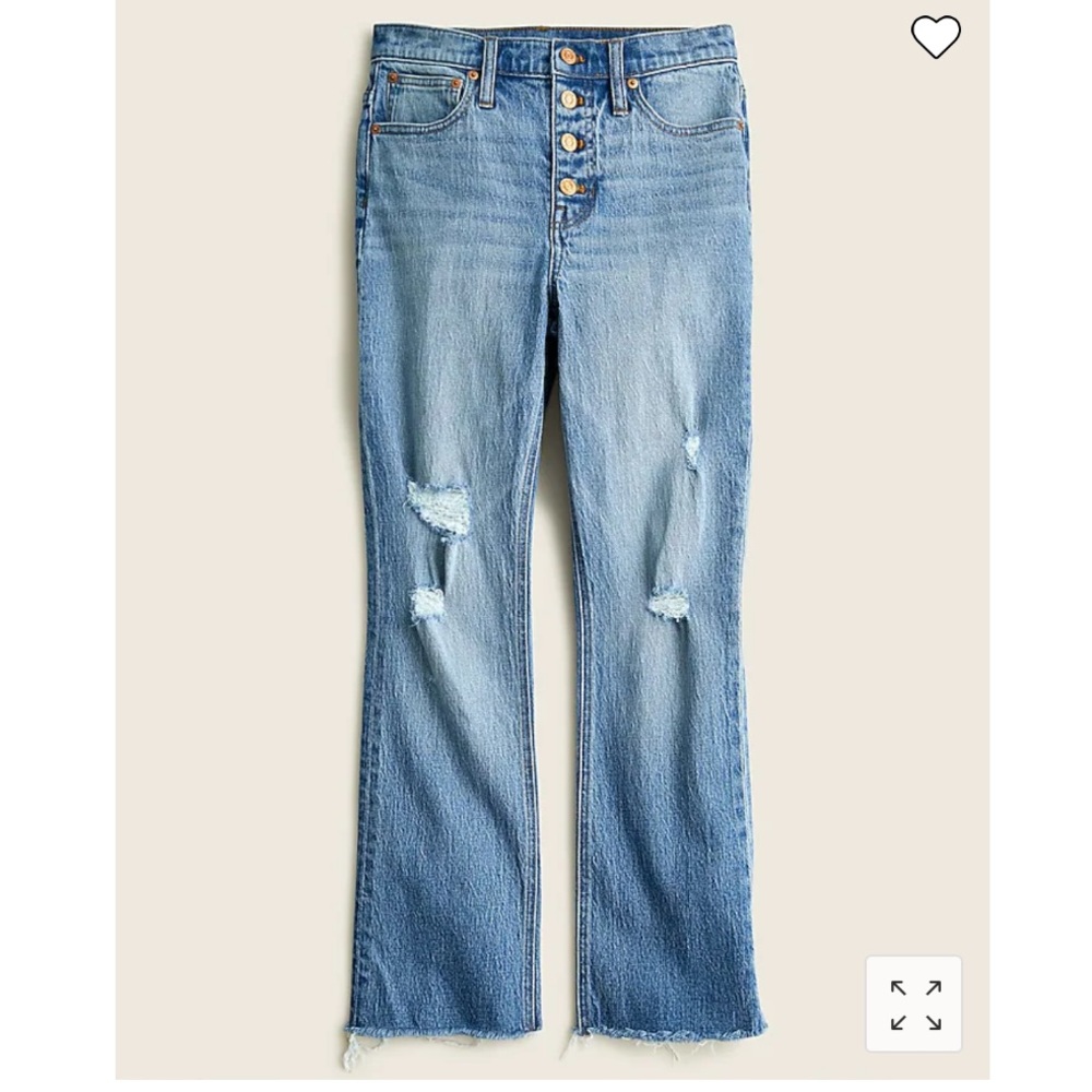 J Crew - 10” Demi Boot Crop in Greenwich Street Wash
